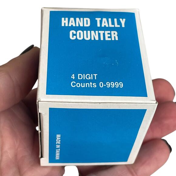 Hand Tally Counter Clicker Handheld Mechanical Lot of 4 with Box 4 Digit 0-9999 - Picture 10 of 11